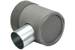 Średnica przegrody Thermoduct 125mm H=80 mm tylko z otworem do drążenia tuneli