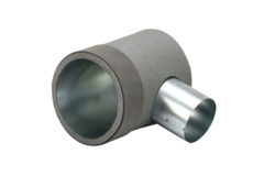 Średnica przegrody Thermoduct 125mm H=80 mm tylko z otworem do drążenia tuneli