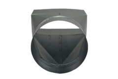 Adapter 220x80 mm do średnicy 150 mm dla kanałów