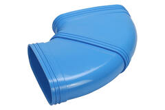 Wavin Ventiza Kolano 90 stopnie PVC owalne 235x80 mm poziome M/M