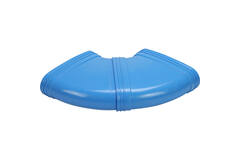 Wavin Ventiza Kolano 90 stopnie PVC owalne 235x80 mm poziome M/M