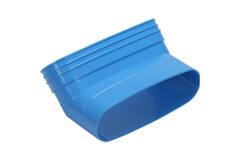 Wavin Ventiza Kolano 45 stopnie PVC owalne 235x80 mm pionowy M/S