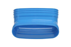 Wavin Ventiza Kolano 45 stopnie PVC owalne 235x80 mm w pionie M/M
