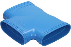 Wavin Ventiza Trójnik 90 stopnie PVC owalny 235x80 mm M/M/M
