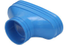 Wavin Ventiza Przejście PVC owalne 195x80 mm do 80 mm M/M