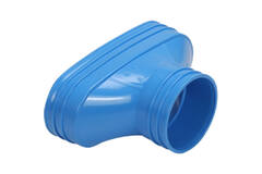 Wavin Ventiza Przejście PVC owalne 195x80 mm do 80 mm M/M