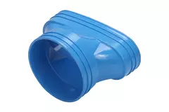 Wavin Ventiza Przejście PVC owalne 195x80 mm do 125 mm M/M