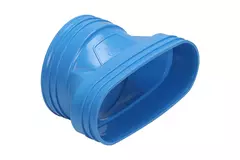 Wavin Ventiza Przejście PVC owalne 195x80 mm do 125 mm M/M