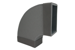 Thermoduct instortkolano 90 graden 220x80 mm poziomy