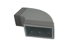 Thermoduct instortkolano 90 graden 220x80 mm poziomy