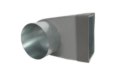 Pojedynczy symetryczny element narożny przegrody Thermoduct 220x80 mm według średnicy 160 mm