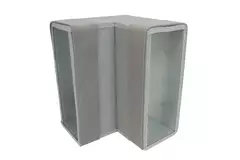 Kolanko Thermoduct 90 stopni 170x80 pionowe do kanałów wentylacyjnych