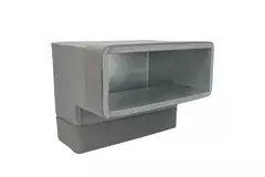 Kolanko Thermoduct 90 stopni 170x80 pionowe do kanałów wentylacyjnych