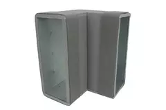 Kolanko Thermoduct 90 stopni 170x80 pionowe do kanałów wentylacyjnych