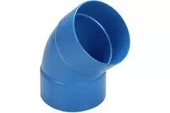 Wavin Ventiza kolano 45 stopnie PVC okrągłe według średnicy 80 mm M/M