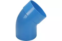 Wavin Ventiza kolano 45 stopnie PVC okrągłe według średnicy 80 mm M/S