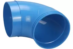Wavin Ventiza kolano 90 stopnie PVC okrągłe 160 mm M/S