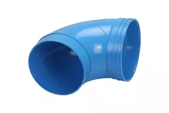 Wavin Ventiza kolano 90 stopnie PVC okrągłe 160 mm M/S