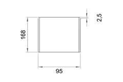 Wavin Ventiza Łącznik PVC okrągły 160 mm M/M