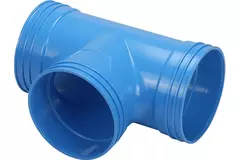 Wavin Ventiza Trójnik 90 stopnie PVC okrągły  według średnicy 125 mm M/M/M