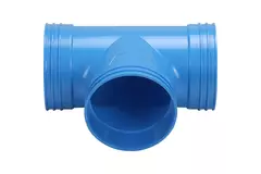 Wavin Ventiza T-stuk 90 stopnie PVC okrągły 160 mm M/M/M