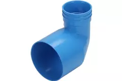 Wavin Ventiza końcówka 90 stopnie PVC okrągła 125x80x100 mm M/M