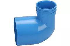 Wavin Ventiza końcówka 90 stopnie PVC okrągła 125x80x50 mm M/M