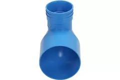 Wavin Ventiza końcówka 90 stopnie PVC okrągła 125x80x50 mm M/M