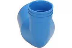 Wavin Ventiza końcówka 90 stopnie PVC okrągła 125x80x50 mm M/M