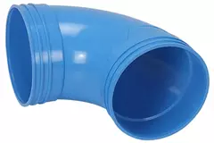 Wavin Ventiza kolano 90 stopnie PVC okrągłe 125 mm M/M