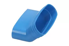 Wavin Ventiza Kolano 45 stopnie PVC owalne 195x80 mm pionowe M/S