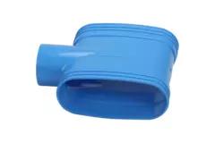 Wavin Ventiza T-stuk PVC owalny 195x80 mm M/M/M