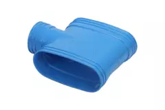 Wavin Ventiza T-stuk PVC owal 195x80 mm M/M/M