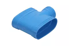 Wavin Ventiza T-stuk PVC owal 195x80 mm M/M/M