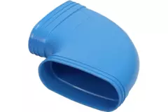 Wavin Ventiza Kolano 90 stopnie PVC owalne 195x80 mm poziome M/M