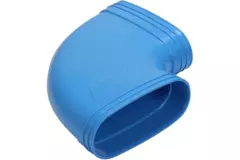 Wavin Ventiza Kolano 90 stopnie PVC owalne 195x80 mm poziome M/M