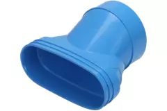 Wavin Ventiza Przejście PVC owalne 195x80 mm do 125 mm ekscentryczne M/S