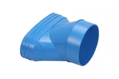 Wavin Ventiza Przejście PVC owalne 195x80 mm do 125 mm ekscentryczne M/S
