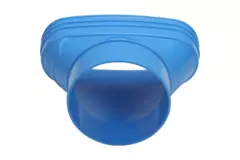 Wavin Ventiza Przejście PVC owalne 195x80 mm do 125 mm ekscentryczne M/S
