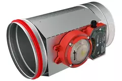 Czujnik dymu 230V do okrągłej klapy przeciwpożarowej 100 mm - E-FDC A SSA D100 230