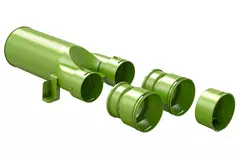 Ubbink Air Excellent 48C Adapter zaworu o średnicy 125 mm