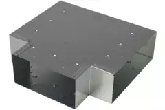 Trójnik (kątowy) 90 stopni 220x80 mm - 170x80 mm do systemu kominowego