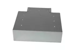 Trójnik (kątowy) 90 stopni 170x80 mm - 170x80 mm do rury spalinowej