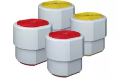 Zestaw wibracyjny ClimaConnect 3.2 czerwony/żółty, ze sprężyną, dla urządzeń do 120 KG