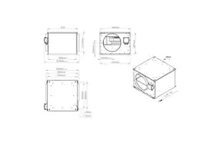 Wentylator rurowy 315 mm izolowany - ISORX 315 EC K 01