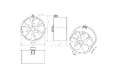 Wentylator osiowy 1250 mm - AL 1250 D6 01 CFG