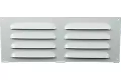 Kratka wentylacyjna metalowa prostokątna 260x105 biała - MR26105