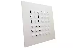 Wielodyszowy nawiewnik sufitowy 596x596 mm - MN36 RAL9016