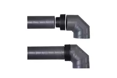 Ubbink Aerfoam zagięcie 45 stopni 180 mm