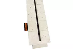 Bezramkowy nawiewnik szczelinowy Ergovent 1050 mm z przyłączem 90 mm - modułowy - 1 szczelina